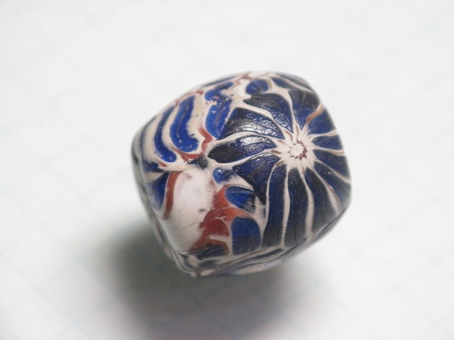 TOKO-BEADS T586-16 Lampwork glass bead 16mm T586-16 ジャワ希少ビーズ 16mm Asian bead & African bead  Handmade,Lampeork,bead,asia,india,ethnic,parts,accessory,beads とんぼ玉,ビーズ,トンボ玉,アジア,インド,エスニック,手作り,パーツ,アクセサリー