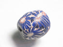 TOKO-BEADS T586-26 Lampwork glass bead 16mm T586-26 ジャワ希少ビーズ 16mmLoose Kazuri カズリビーズ Asian bead & African bead  Handmade,Lampeork,bead,asia,india,ethnic,parts,accessory,beads とんぼ玉,ビーズ,トンボ玉,アジア,インド,エスニック,手作り,パーツ,アクセサリー