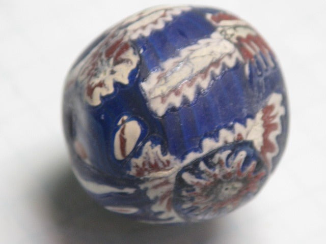 TOKO-BEADS T587-07 Lampwork glass bead 21mm T587-07 ジャワ希少ビーズ 21mm Asian bead & African bead  Handmade,Lampeork,bead,asia,india,ethnic,parts,accessory,beads とんぼ玉,ビーズ,トンボ玉,アジア,インド,エスニック,手作り,パーツ,アクセサリー
