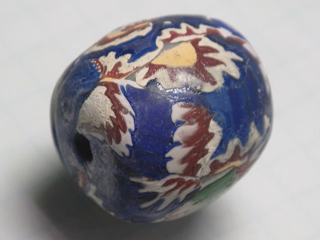 TOKO-BEADS T587-12 Lampwork glass bead 21mm T587-12 ジャワ希少ビーズ 21mm Asian bead & African bead  Handmade,Lampeork,bead,asia,india,ethnic,parts,accessory,beads とんぼ玉,ビーズ,トンボ玉,アジア,インド,エスニック,手作り,パーツ,アクセサリー