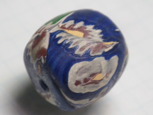 TOKO-BEADS T587-12 Lampwork glass bead 21mm T587-12 ジャワ希少ビーズ 21mmLoose Kazuri カズリビーズ Asian bead & African bead  Handmade,Lampeork,bead,asia,india,ethnic,parts,accessory,beads とんぼ玉,ビーズ,トンボ玉,アジア,インド,エスニック,手作り,パーツ,アクセサリー