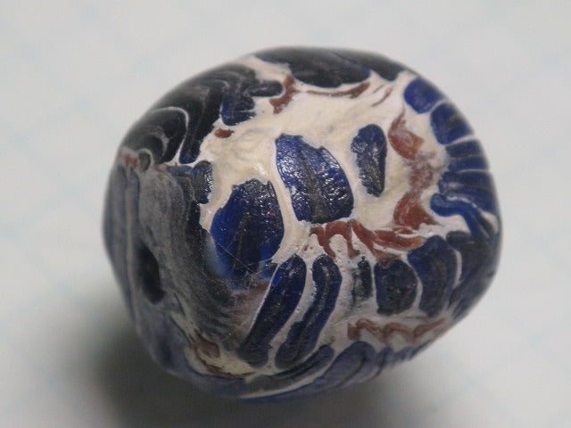 TOKO-BEADS T587-15 Lampwork glass bead 21mm T587-15 ジャワ希少ビーズ 21mm Asian bead & African bead  Handmade,Lampeork,bead,asia,india,ethnic,parts,accessory,beads とんぼ玉,ビーズ,トンボ玉,アジア,インド,エスニック,手作り,パーツ,アクセサリー