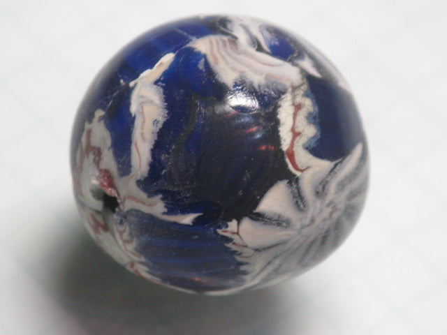 TOKO-BEADS T587-17 Lampwork glass bead 21mm T587-17 ジャワ希少ビーズ 21mmLoose Kazuri カズリビーズ Asian bead & African bead  Handmade,Lampeork,bead,asia,india,ethnic,parts,accessory,beads とんぼ玉,ビーズ,トンボ玉,アジア,インド,エスニック,手作り,パーツ,アクセサリー