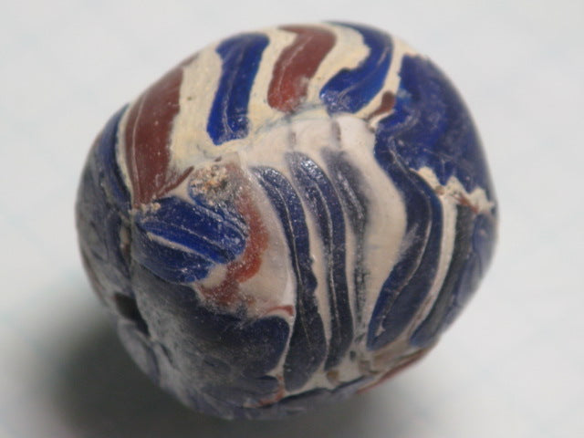 TOKO-BEADS T587-19 Lampwork glass bead 21mm T587-19 ジャワ希少ビーズ 21mmLoose Kazuri カズリビーズ Asian bead & African bead  Handmade,Lampeork,bead,asia,india,ethnic,parts,accessory,beads とんぼ玉,ビーズ,トンボ玉,アジア,インド,エスニック,手作り,パーツ,アクセサリー