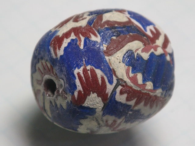 TOKO-BEADS T587-20 Lampwork glass bead 21mm T587-20 ジャワ希少ビーズ 21mm Asian bead & African bead  Handmade,Lampeork,bead,asia,india,ethnic,parts,accessory,beads とんぼ玉,ビーズ,トンボ玉,アジア,インド,エスニック,手作り,パーツ,アクセサリー
