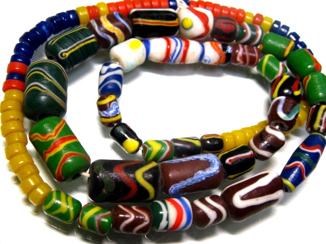 TOKO-BEADS T602-03 Lampwork glass bead (strand) 6.5~13mm T602-03 ジャワ希少ビーズ（連） 6.5~13mmKazuri カズリビーズ Asian bead & African bead  Handmade,Lampeork,bead,asia,india,ethnic,parts,accessory,beads とんぼ玉,ビーズ,トンボ玉,アジア,インド,エスニック,手作り,パーツ,アクセサリー