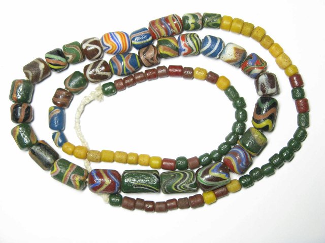 TOKO-BEADS T602-12 Lampwork glass bead (strand) 6.5~13mm T602-12 ジャワ希少ビーズ（連） 6.5~13mmKazuri カズリビーズ Asian bead & African bead  Handmade,Lampeork,bead,asia,india,ethnic,parts,accessory,beads とんぼ玉,ビーズ,トンボ玉,アジア,インド,エスニック,手作り,パーツ,アクセサリー