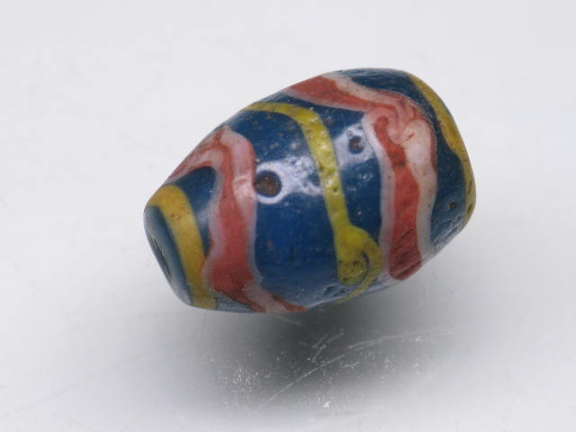 TOKO-BEADS T602-29 Lampwork glass bead 11mm T602-29 ジャワ希少とんぼ玉 11mmKazuri カズリビーズ Asian bead & African bead  Handmade,Lampeork,bead,asia,india,ethnic,parts,accessory,beads とんぼ玉,ビーズ,トンボ玉,アジア,インド,エスニック,手作り,パーツ,アクセサリー