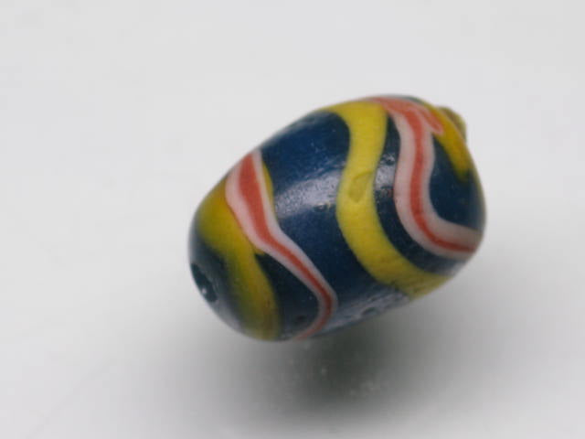 TOKO-BEADS T602-30 Lampwork glass bead 11mm T602-30 ジャワ希少とんぼ玉 11mmKazuri カズリビーズ Asian bead & African bead  Handmade,Lampeork,bead,asia,india,ethnic,parts,accessory,beads とんぼ玉,ビーズ,トンボ玉,アジア,インド,エスニック,手作り,パーツ,アクセサリー