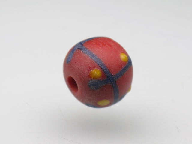 TOKO-BEADS T603-43 Lampwork glass bead 10.5mm T603-43 ジャワ希少とんぼ玉 10.5mm Asian bead & African bead  Handmade,Lampeork,bead,asia,india,ethnic,parts,accessory,beads とんぼ玉,ビーズ,トンボ玉,アジア,インド,エスニック,手作り,パーツ,アクセサリー