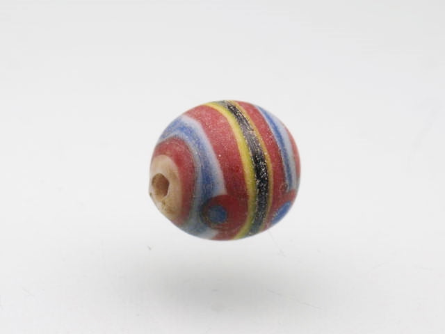 | TOKO-BEADS |T603-49 ジャワ希少とんぼ玉 9mmとんぼ玉,ビーズ,トンボ玉,アジア,インド,エスニック,手作り,パーツ,アクセサリー