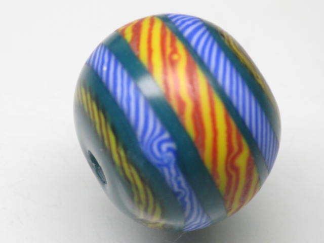 TOKO-BEADS T607S-11 Lampwork glass bead 21mm T607S-11 ジャワ希少ビーズ 21mm Asian bead & African bead  Handmade,Lampeork,bead,asia,india,ethnic,parts,accessory,beads とんぼ玉,ビーズ,トンボ玉,アジア,インド,エスニック,手作り,パーツ,アクセサリー