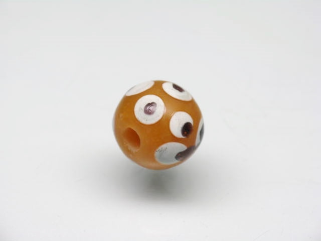 TOKO-BEADS T607S-44 Lampwork glass bead 11.5mm T607S-44 ジャワ希少ビーズ 11.5mm Asian bead & African bead  Handmade,Lampeork,bead,asia,india,ethnic,parts,accessory,beads とんぼ玉,ビーズ,トンボ玉,アジア,インド,エスニック,手作り,パーツ,アクセサリー