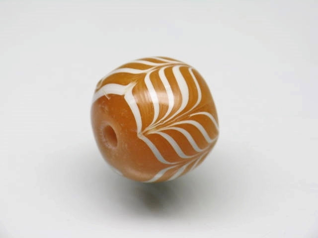 TOKO-BEADS T607S-45 Lampwork glass bead 16mm T607S-45 ジャワ希少ビーズ 16mm Asian bead & African bead  Handmade,Lampeork,bead,asia,india,ethnic,parts,accessory,beads とんぼ玉,ビーズ,トンボ玉,アジア,インド,エスニック,手作り,パーツ,アクセサリー