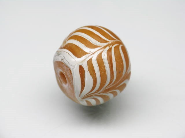 TOKO-BEADS T607S-46 Lampwork glass bead 17.5mm T607S-46 ジャワ希少ビーズ 17.5mm Asian bead & African bead  Handmade,Lampeork,bead,asia,india,ethnic,parts,accessory,beads とんぼ玉,ビーズ,トンボ玉,アジア,インド,エスニック,手作り,パーツ,アクセサリー