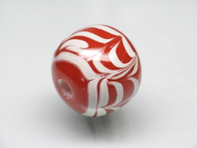 TOKO-BEADS T607S-58 Lampwork glass bead 18mm T607S-58 ジャワ希少ビーズ 18mm Asian bead & African bead  Handmade,Lampeork,bead,asia,india,ethnic,parts,accessory,beads とんぼ玉,ビーズ,トンボ玉,アジア,インド,エスニック,手作り,パーツ,アクセサリー