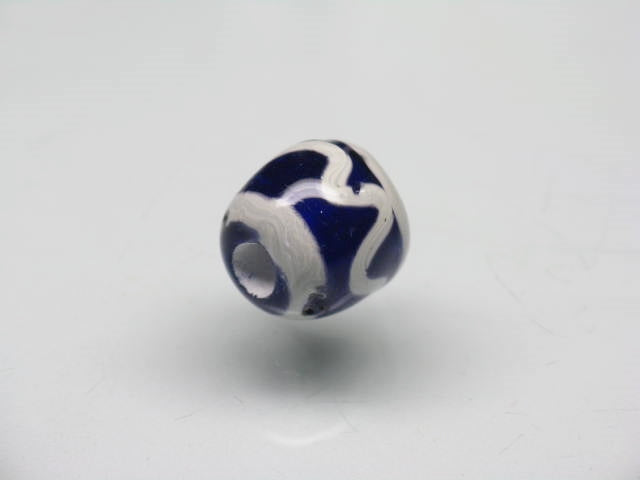 TOKO-BEADS T607S-67 Lampwork glass bead 9.5mm T607S-67 ジャワ希少ビーズ 9.5mm Asian bead & African bead  Handmade,Lampeork,bead,asia,india,ethnic,parts,accessory,beads とんぼ玉,ビーズ,トンボ玉,アジア,インド,エスニック,手作り,パーツ,アクセサリー