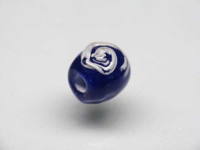 TOKO-BEADS T607S-68 Lampwork glass bead 11mm T607S-68 ジャワ希少ビーズ 11mm Asian bead & African bead  Handmade,Lampeork,bead,asia,india,ethnic,parts,accessory,beads とんぼ玉,ビーズ,トンボ玉,アジア,インド,エスニック,手作り,パーツ,アクセサリー