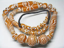 TOKO-BEADS T608-01 Lampwork glass bead (strand) 6.5~18mm T608-01 ジャワ希少ビーズ（連） 6.5~18mm Asian bead & African bead  Handmade,Lampeork,bead,asia,india,ethnic,parts,accessory,beads とんぼ玉,ビーズ,トンボ玉,アジア,インド,エスニック,手作り,パーツ,アクセサリー