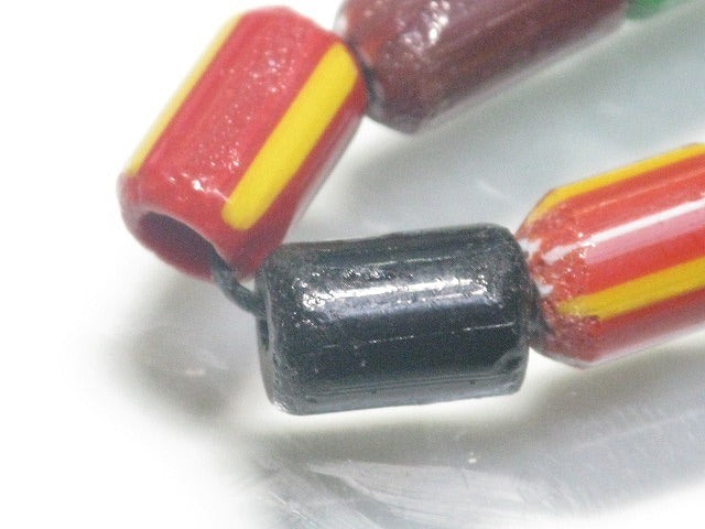 TOKO-BEADS T701-06 Chevron bead (strand) 5~8mm T701-06 シェブロンビーズ（連） 5~8mm Asian bead & African bead  Handmade,Lampeork,bead,asia,india,ethnic,parts,accessory,beads とんぼ玉,ビーズ,トンボ玉,アジア,インド,エスニック,手作り,パーツ,アクセサリー