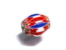TOKO-BEADS T704-04 Chevron bead 9~10mm T704-04 シェブロンビーズ 9~10mm Asian bead & African bead  Handmade,Lampeork,bead,asia,india,ethnic,parts,accessory,beads とんぼ玉,ビーズ,トンボ玉,アジア,インド,エスニック,手作り,パーツ,アクセサリー