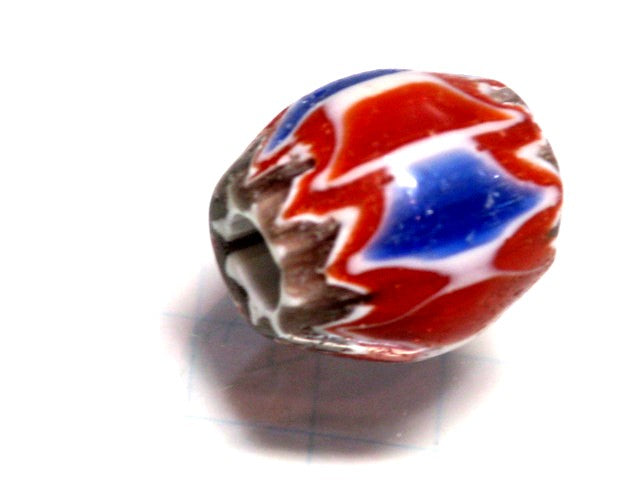TOKO-BEADS T704-05 Chevron bead 11~12mm T704-05 シェブロンビーズ 11~12mm Asian bead & African bead  Handmade,Lampeork,bead,asia,india,ethnic,parts,accessory,beads とんぼ玉,ビーズ,トンボ玉,アジア,インド,エスニック,手作り,パーツ,アクセサリー