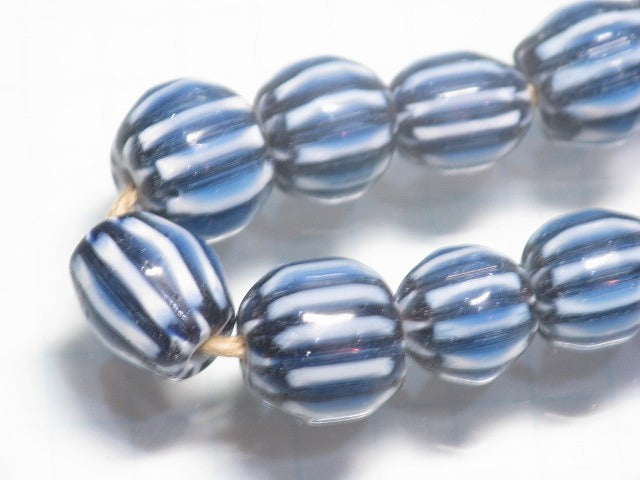 TOKO-BEADS T705 Chevron bead (strand) 7.5~12mm T705 シェブロンビーズ（連） 7.5~12mm Asian bead & African bead  Handmade,Lampeork,bead,asia,india,ethnic,parts,accessory,beads とんぼ玉,ビーズ,トンボ玉,アジア,インド,エスニック,手作り,パーツ,アクセサリー