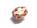 TOKO-BEADS T707-03 Chevron bead 9~10mm T707-03 シェブロンビーズ 9~10mm Asian bead & African bead  Handmade,Lampeork,bead,asia,india,ethnic,parts,accessory,beads とんぼ玉,ビーズ,トンボ玉,アジア,インド,エスニック,手作り,パーツ,アクセサリー