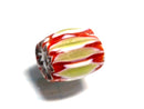 TOKO-BEADS T707-04 Chevron bead 11mm T707-04 シェブロンビーズ 11mm Asian bead & African bead  Handmade,Lampeork,bead,asia,india,ethnic,parts,accessory,beads とんぼ玉,ビーズ,トンボ玉,アジア,インド,エスニック,手作り,パーツ,アクセサリー