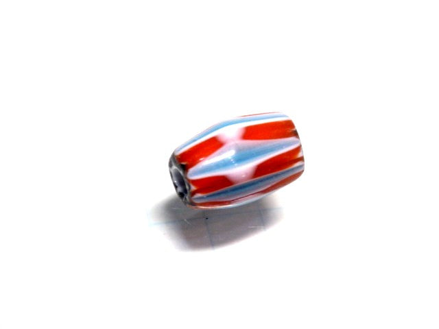 TOKO-BEADS T708-01 Chevron bead 6.5~7mm T708-01 シェブロンビーズ 6.5~7mm Asian bead & African bead  Handmade,Lampeork,bead,asia,india,ethnic,parts,accessory,beads とんぼ玉,ビーズ,トンボ玉,アジア,インド,エスニック,手作り,パーツ,アクセサリー