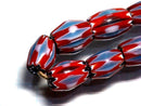 TOKO-BEADS T708 Chevron bead (strand) 7~10mm T708 シェブロンビーズ（連） 7~10mm Asian bead & African bead  Handmade,Lampeork,bead,asia,india,ethnic,parts,accessory,beads とんぼ玉,ビーズ,トンボ玉,アジア,インド,エスニック,手作り,パーツ,アクセサリー