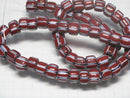 TOKO-BEADS T713 Chevron bead (strand) 6~7mm T713 シェブロンビーズ（連） 6~7mm Asian bead & African bead  Handmade,Lampeork,bead,asia,india,ethnic,parts,accessory,beads とんぼ玉,ビーズ,トンボ玉,アジア,インド,エスニック,手作り,パーツ,アクセサリー