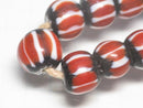 TOKO-BEADS T715 Chevron bead (strand) 7~10mm T715 シェブロンビーズ（連） 7~10mm Asian bead & African bead  Handmade,Lampeork,bead,asia,india,ethnic,parts,accessory,beads とんぼ玉,ビーズ,トンボ玉,アジア,インド,エスニック,手作り,パーツ,アクセサリー