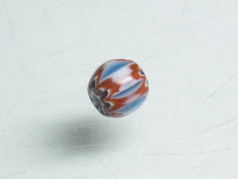 TOKO-BEADS T716-04 Chevron bead 6~6.5mm T716-04 シェブロンビーズ 6~6.5mm Asian bead & African bead  Handmade,Lampeork,bead,asia,india,ethnic,parts,accessory,beads とんぼ玉,ビーズ,トンボ玉,アジア,インド,エスニック,手作り,パーツ,アクセサリー