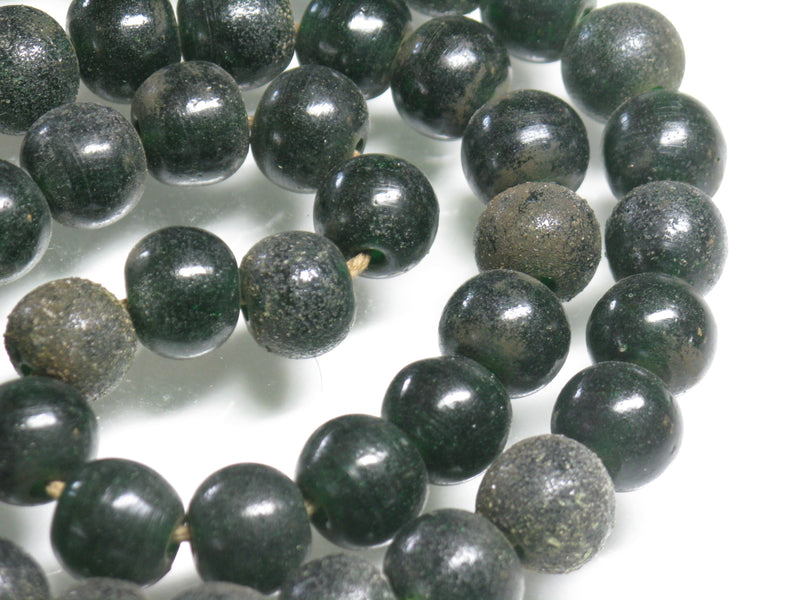 TOKO-BEADS T718N-03 Lampwork glass bead (strand) 11.5mm T718N-03 ジャワ希少とんぼ玉（連） 11.5mm Asian bead & African bead  Handmade,Lampeork,bead,asia,india,ethnic,parts,accessory,beads とんぼ玉,ビーズ,トンボ玉,アジア,インド,エスニック,手作り,パーツ,アクセサリー