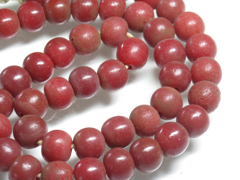 TOKO-BEADS T718N-04 Lampwork glass bead (strand) 11mm T718N-04 ジャワ希少とんぼ玉（連） 11mm Asian bead & African bead  Handmade,Lampeork,bead,asia,india,ethnic,parts,accessory,beads とんぼ玉,ビーズ,トンボ玉,アジア,インド,エスニック,手作り,パーツ,アクセサリー