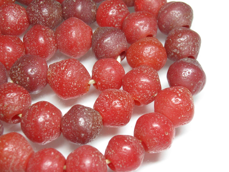 TOKO-BEADS T718N-08 Lampwork glass bead (strand) 15~16mm T718N-08 ジャワ希少とんぼ玉（連） 15~16mm Asian bead & African bead  Handmade,Lampeork,bead,asia,india,ethnic,parts,accessory,beads とんぼ玉,ビーズ,トンボ玉,アジア,インド,エスニック,手作り,パーツ,アクセサリー