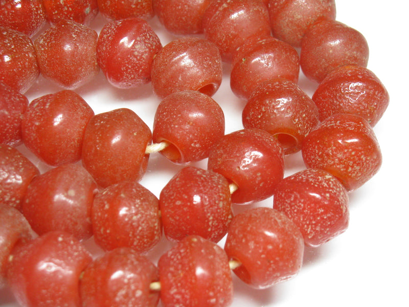 TOKO-BEADS T718N-09 Lampwork glass bead (strand) 15~16mm T718N-09 ジャワ希少とんぼ玉（連） 15~16mm Asian bead & African bead  Handmade,Lampeork,bead,asia,india,ethnic,parts,accessory,beads とんぼ玉,ビーズ,トンボ玉,アジア,インド,エスニック,手作り,パーツ,アクセサリー