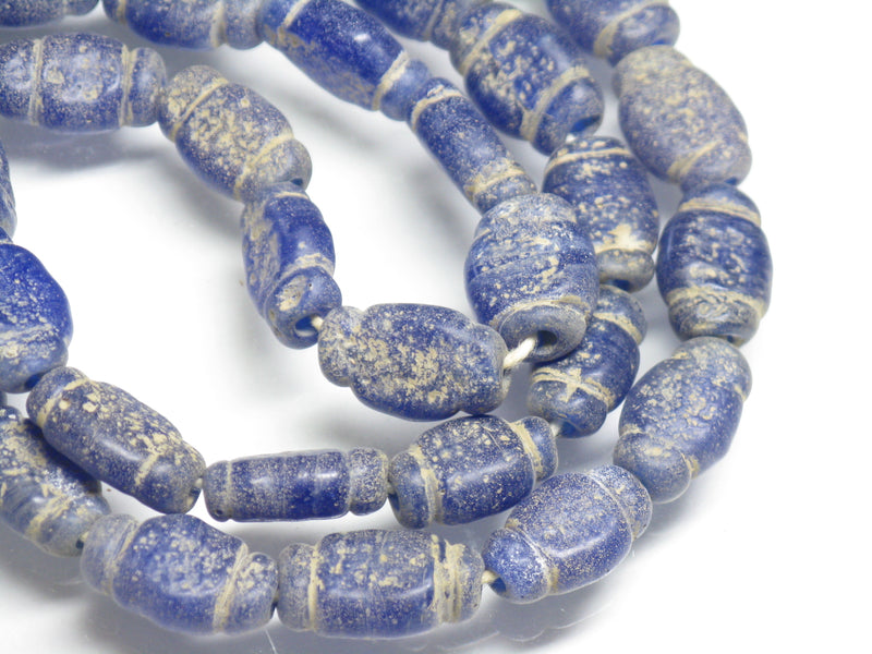 TOKO-BEADS T718N-16 Lampwork glass bead (strand) 8.5~11mm T718N-16 ジャワ希少とんぼ玉（連） 8.5~11mm Asian bead & African bead  Handmade,Lampeork,bead,asia,india,ethnic,parts,accessory,beads とんぼ玉,ビーズ,トンボ玉,アジア,インド,エスニック,手作り,パーツ,アクセサリー