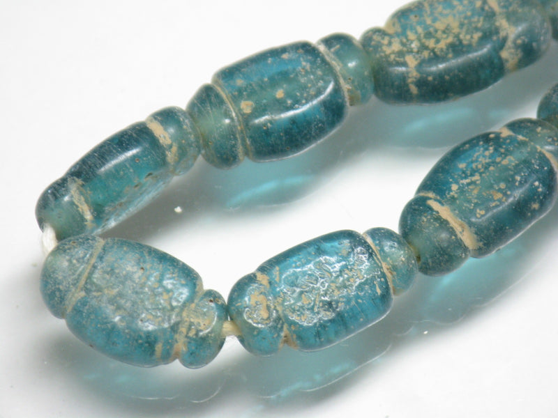 TOKO-BEADS T718N-17 Lampwork glass bead (strand) 8.5~11mm T718N-17 ジャワ希少とんぼ玉（連） 8.5~11mm Asian bead & African bead  Handmade,Lampeork,bead,asia,india,ethnic,parts,accessory,beads とんぼ玉,ビーズ,トンボ玉,アジア,インド,エスニック,手作り,パーツ,アクセサリー