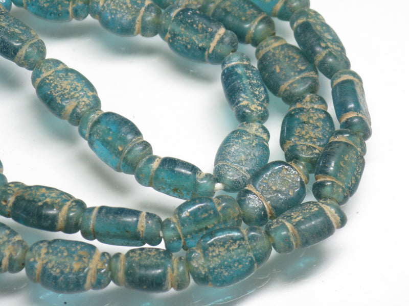 TOKO-BEADS T718N-17 Lampwork glass bead (strand) 8.5~11mm T718N-17 ジャワ希少とんぼ玉（連） 8.5~11mm Asian bead & African bead  Handmade,Lampeork,bead,asia,india,ethnic,parts,accessory,beads とんぼ玉,ビーズ,トンボ玉,アジア,インド,エスニック,手作り,パーツ,アクセサリー