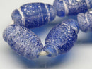 TOKO-BEADS T718N-19 Lampwork glass bead (strand) 8~10mm T718N-19 ジャワ希少とんぼ玉（連） 8~10mm Asian bead & African bead  Handmade,Lampeork,bead,asia,india,ethnic,parts,accessory,beads とんぼ玉,ビーズ,トンボ玉,アジア,インド,エスニック,手作り,パーツ,アクセサリー