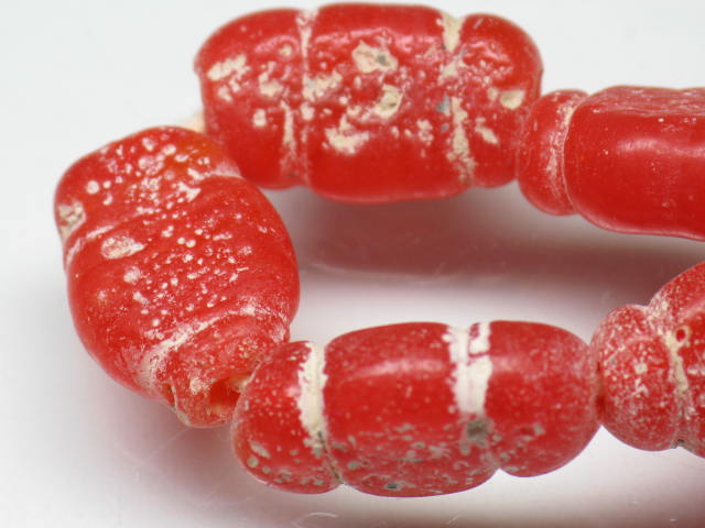 TOKO-BEADS T718N-21 Lampwork glass bead (strand) 8~10mm T718N-21 ジャワ希少とんぼ玉（連） 8~10mm Asian bead & African bead  Handmade,Lampeork,bead,asia,india,ethnic,parts,accessory,beads とんぼ玉,ビーズ,トンボ玉,アジア,インド,エスニック,手作り,パーツ,アクセサリー