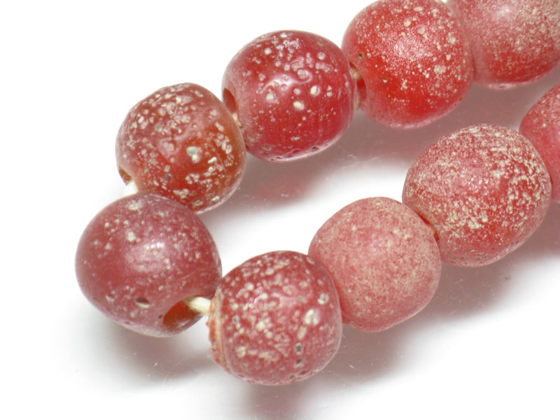 TOKO-BEADS T718-24N Lampwork glass bead (strand) 9~11mm T718-24N ジャワ希少とんぼ玉（連） 9~11mm Asian bead & African bead  Handmade,Lampeork,bead,asia,india,ethnic,parts,accessory,beads とんぼ玉,ビーズ,トンボ玉,アジア,インド,エスニック,手作り,パーツ,アクセサリー