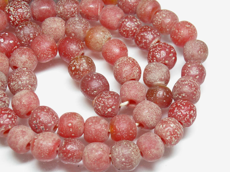 TOKO-BEADS T718-24N Lampwork glass bead (strand) 9~11mm T718-24N ジャワ希少とんぼ玉（連） 9~11mm Asian bead & African bead  Handmade,Lampeork,bead,asia,india,ethnic,parts,accessory,beads とんぼ玉,ビーズ,トンボ玉,アジア,インド,エスニック,手作り,パーツ,アクセサリー