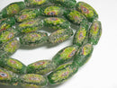 TOKO-BEADS T718-26N Lampwork glass bead (strand) 10~11mm T718-26N ジャワ希少とんぼ玉（連） 10~11mm Asian bead & African bead  Handmade,Lampeork,bead,asia,india,ethnic,parts,accessory,beads とんぼ玉,ビーズ,トンボ玉,アジア,インド,エスニック,手作り,パーツ,アクセサリー