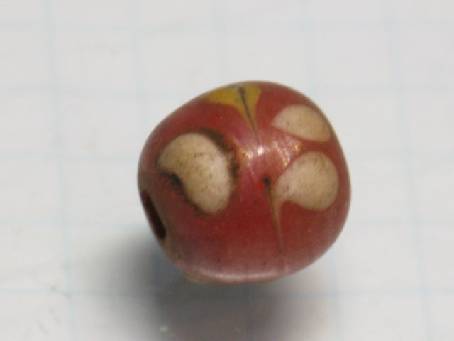 TOKO-BEADS T718S-11 Lampwork glass bead 10mm T718S-11 ジャワ希少とんぼ玉 10mm Asian bead & African bead  Handmade,Lampeork,bead,asia,india,ethnic,parts,accessory,beads とんぼ玉,ビーズ,トンボ玉,アジア,インド,エスニック,手作り,パーツ,アクセサリー