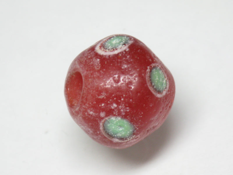 TOKO-BEADS T718-25S Lampwork glass bead 15~18mm T718-25S ジャワ希少とんぼ玉 15~18mm Asian bead & African bead  Handmade,Lampeork,bead,asia,india,ethnic,parts,accessory,beads とんぼ玉,ビーズ,トンボ玉,アジア,インド,エスニック,手作り,パーツ,アクセサリー