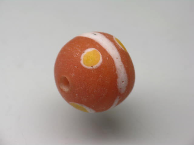 TOKO-BEADS T720-03 Lampwork glass bead 15.5mm T720-03 ジャワ希少とんぼ玉 15.5mm Asian bead & African bead  Handmade,Lampeork,bead,asia,india,ethnic,parts,accessory,beads とんぼ玉,ビーズ,トンボ玉,アジア,インド,エスニック,手作り,パーツ,アクセサリー