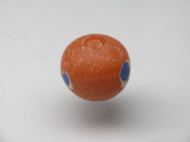 TOKO-BEADS T720-06 Lampwork glass bead 13mm T720-06 ジャワ希少とんぼ玉 13mm Asian bead & African bead  Handmade,Lampeork,bead,asia,india,ethnic,parts,accessory,beads とんぼ玉,ビーズ,トンボ玉,アジア,インド,エスニック,手作り,パーツ,アクセサリー